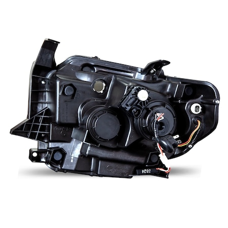 Renegade Dtr Sequential Head Light - Chrome / Clear For Base Model CHRNG0376-B-SQ